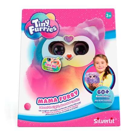 Интерактивная игрушка Tiny Furries Mama lime