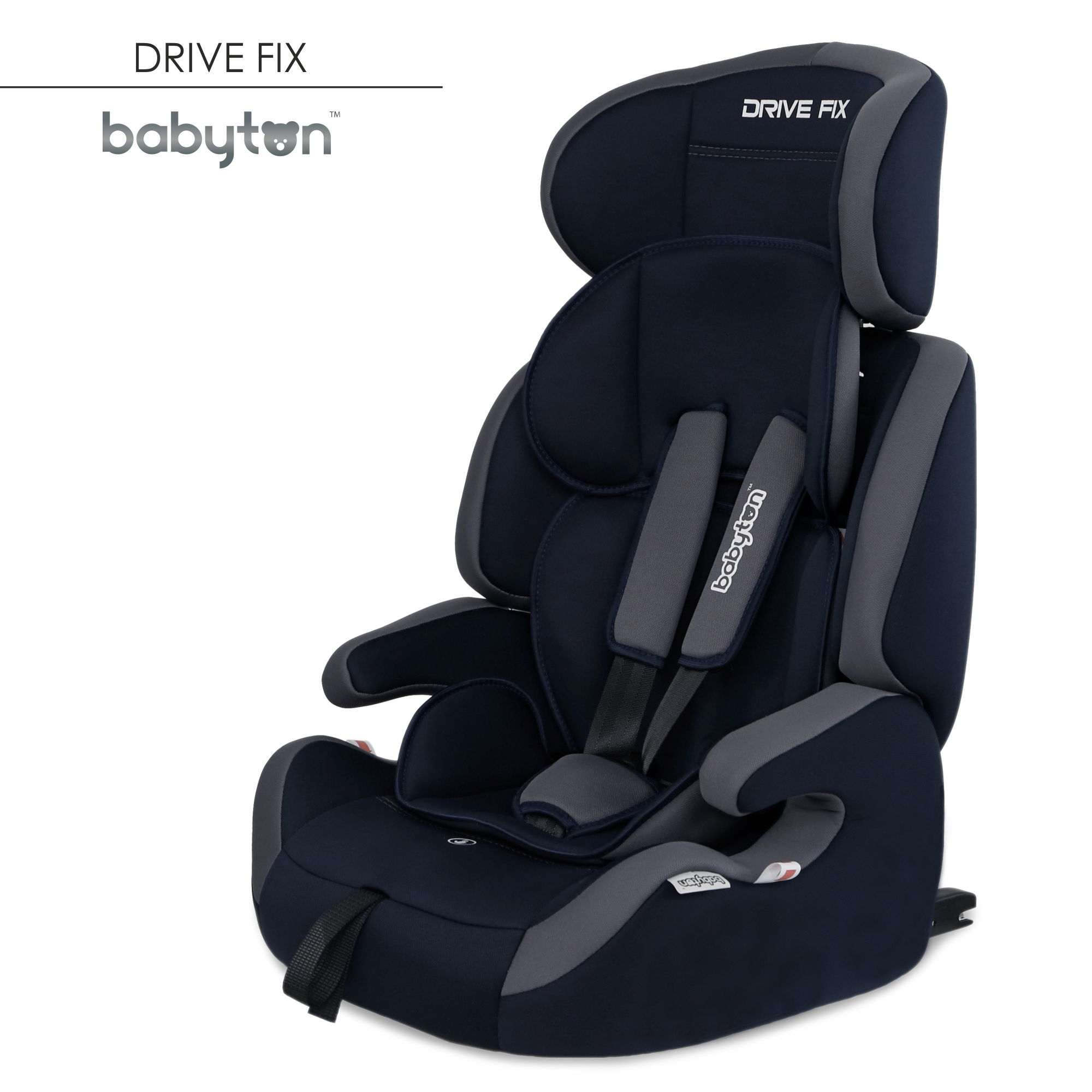 Автокресло Babyton Drive Fix Indigo-Gray купить по цене 5869 ₽ в  интернет-магазине Детский мир