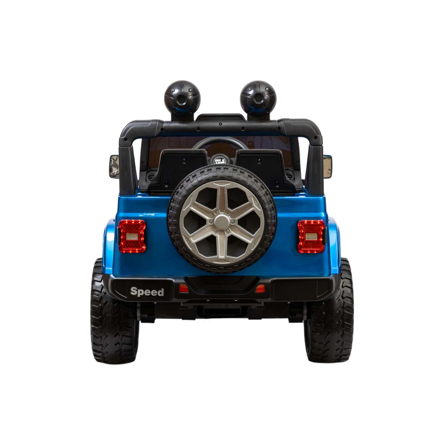 Электромобиль TOYLAND Джип Jeep Rubicon 5016 синий - фото 6