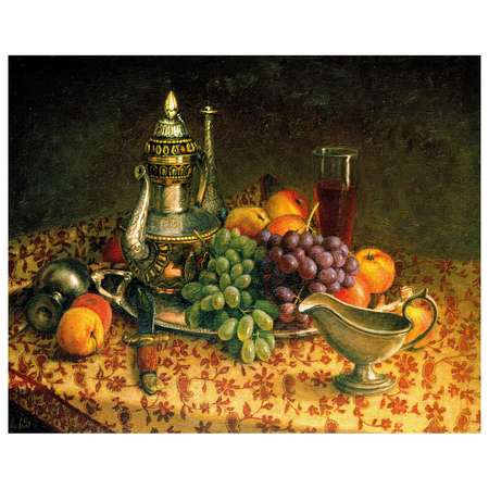 Картина по номерам Остров Сокровищ антистресс Натюрморт с виноградом
