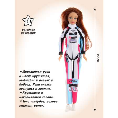 Кукла модель Барби Veld Co гонщица