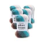 Пряжа для вязания YarnArt Adore Dream 100 гр 280 м акрил секционная анти-пиллинг 5 мотков 1055 секционный