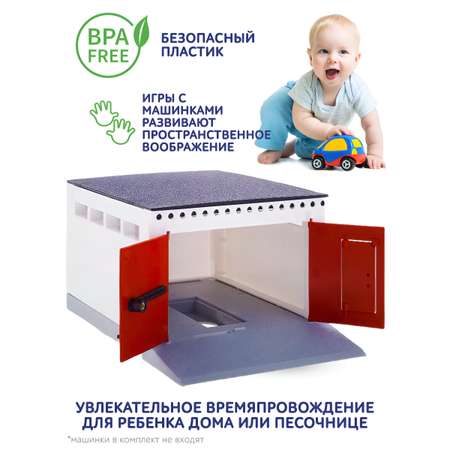 Игрушечный гараж FORMA с распашными воротами