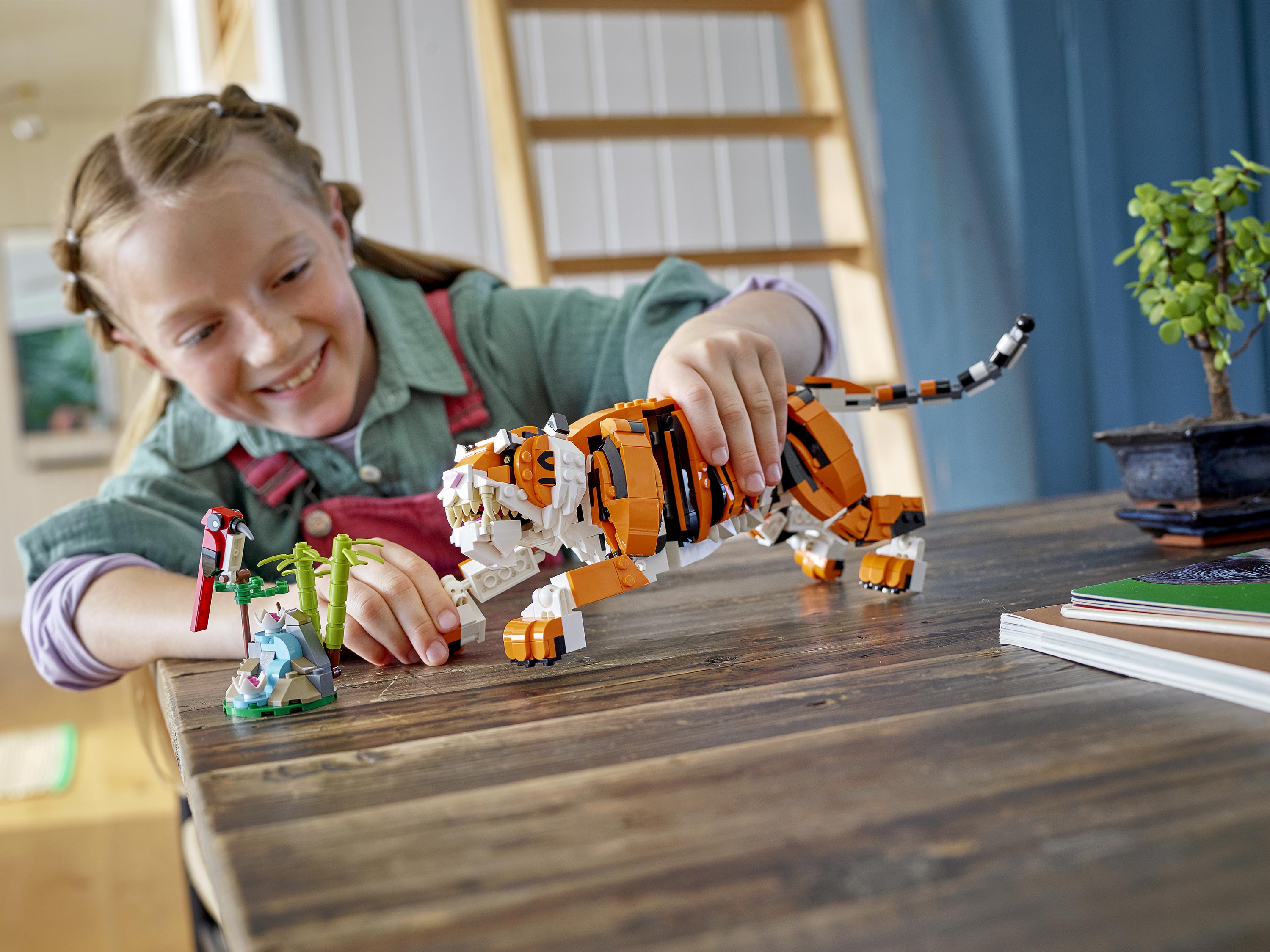 Конструктор LEGO Creator Величественный тигр блочный - фото 6
