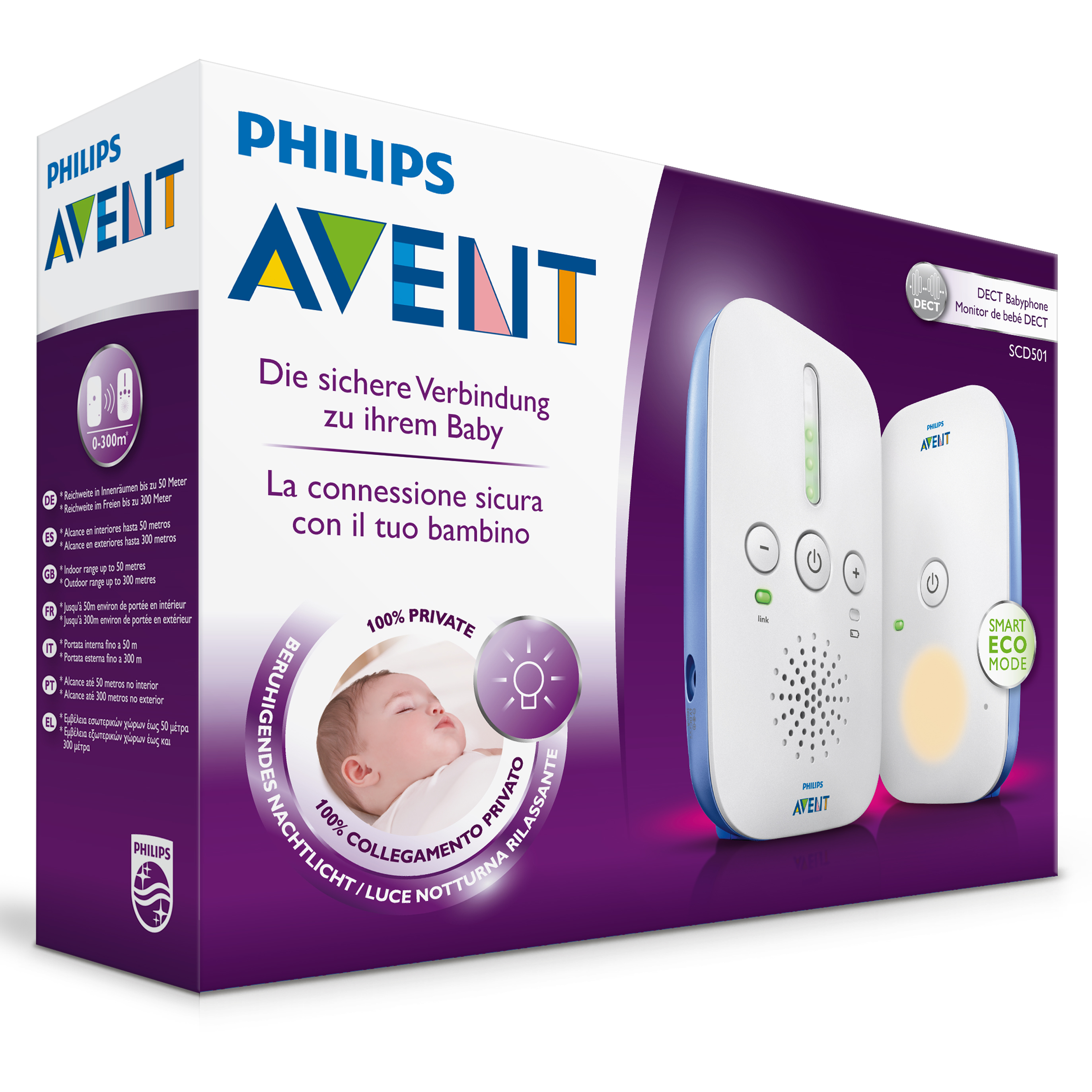 Цифровая радионяня Philips Avent SCD501/00 - фото 2