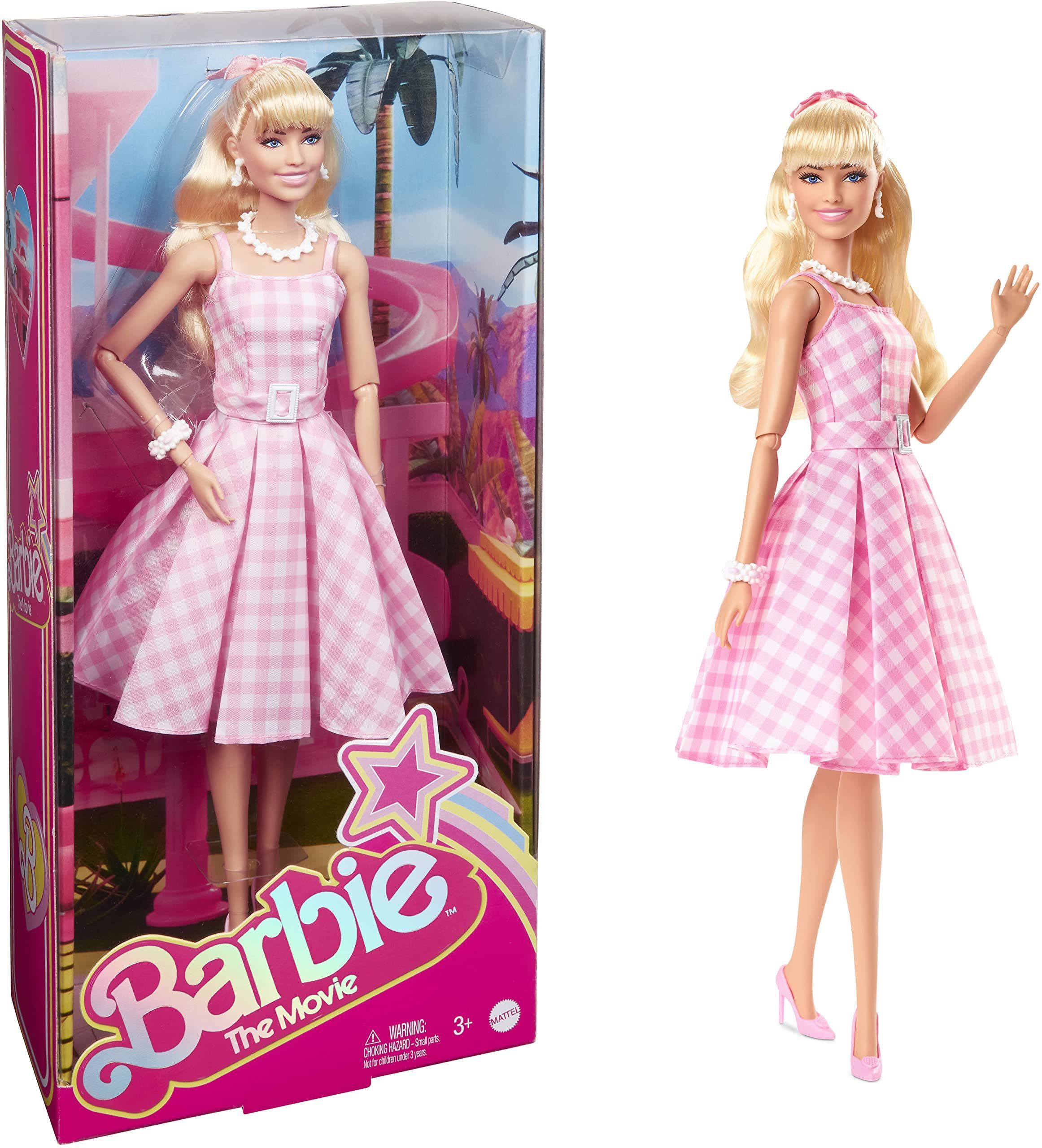 Кукла Barbie The Movie Pink Gingham Dress PJ96 HPJ96 - фото 9