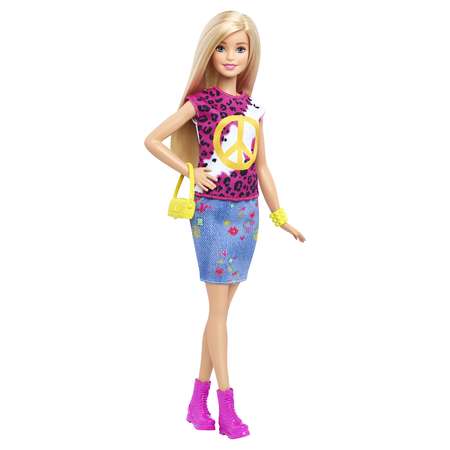 Кукла Barbie в синей юбке DTD98