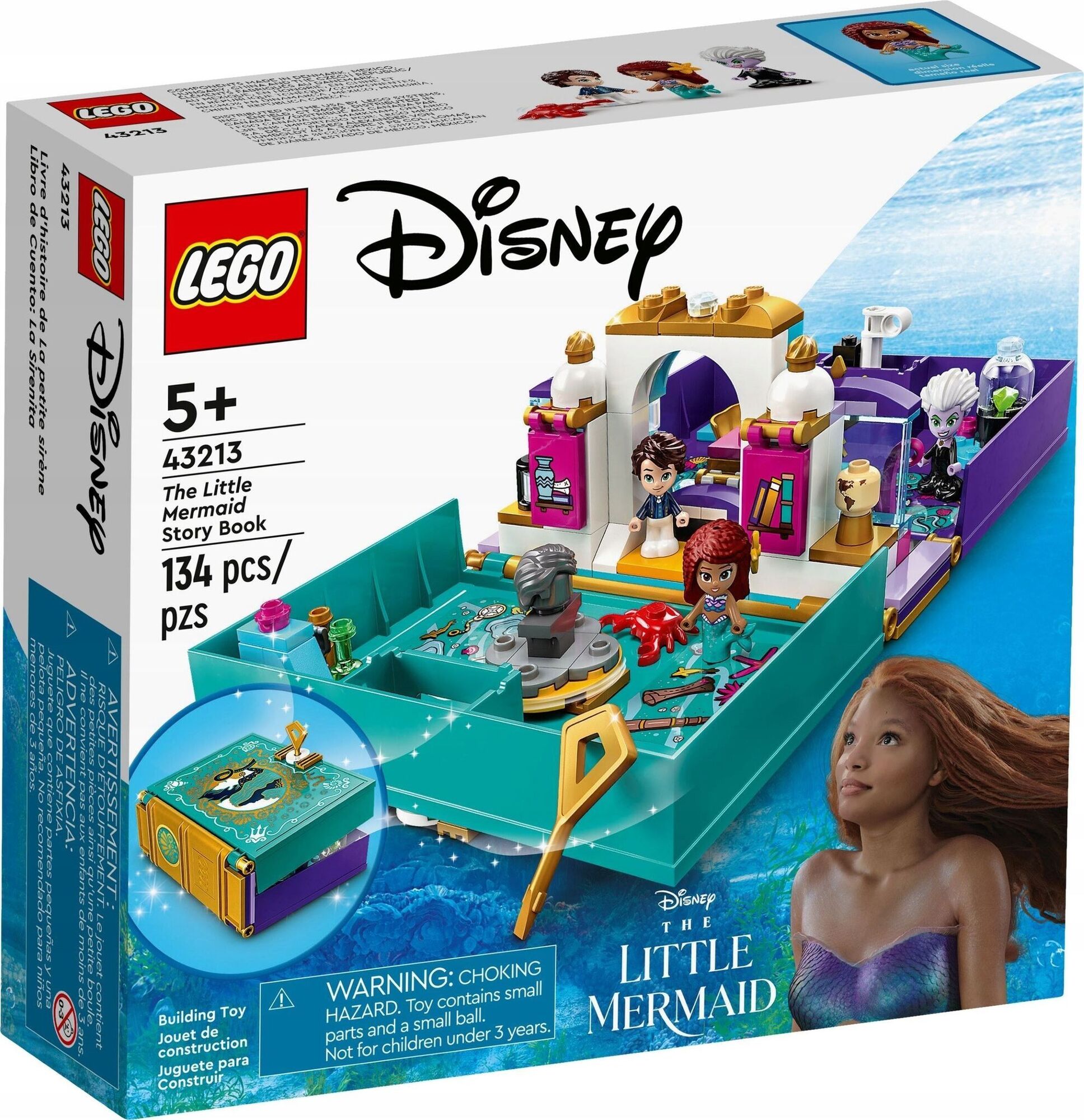 Конструктор LEGO Disney LEGO Истории русалочки The Little Mermaid Story  Book 43213 купить по цене 4182 ₽ в интернет-магазине Детский мир