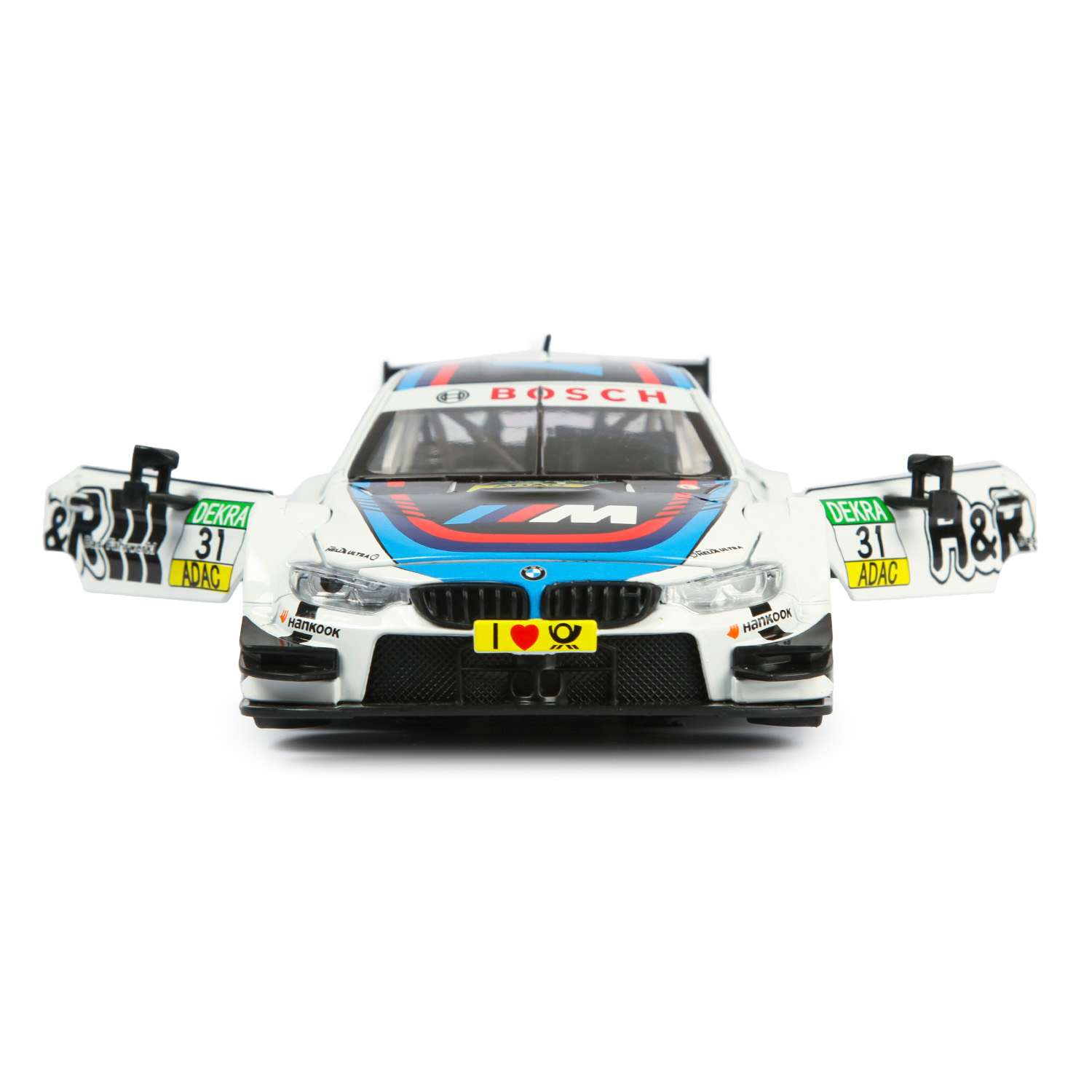 Машинка Mobicaro 1:24 BMW M4 DTM Белая 68256B 68256B - фото 3