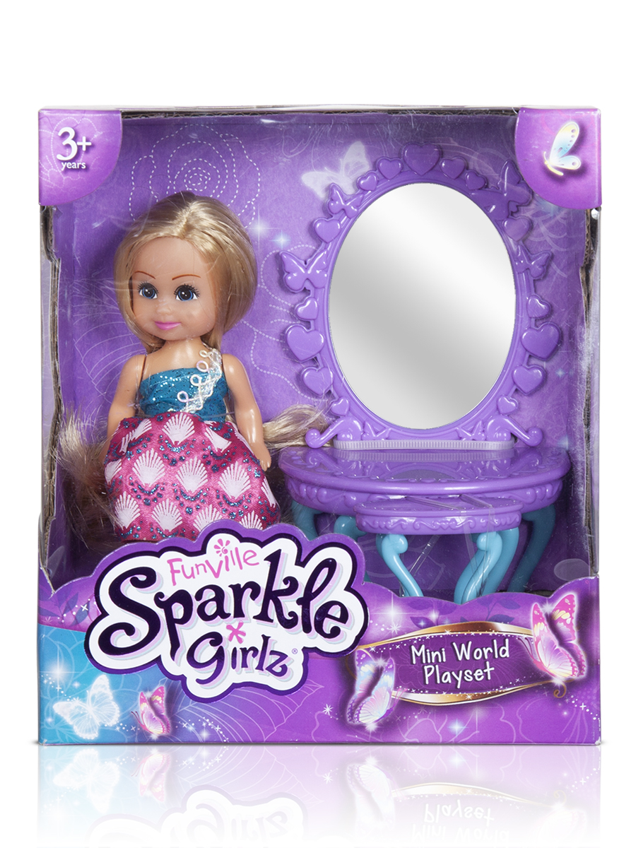 Набор с куклой Zuru Sparkle Girlz Sparkle Girlz кукла 11 см мебель роз SG29095//розовый - фото 2