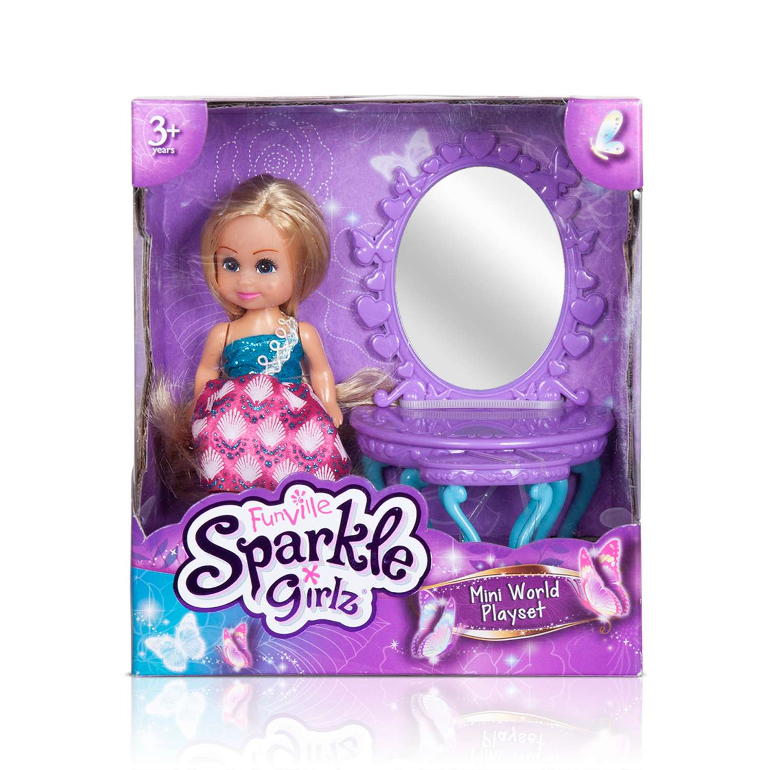 Набор с куклой Sparkle Girlz Sparkle Girlz кукла 11 см мебель роз SG29095//розовый - фото 2