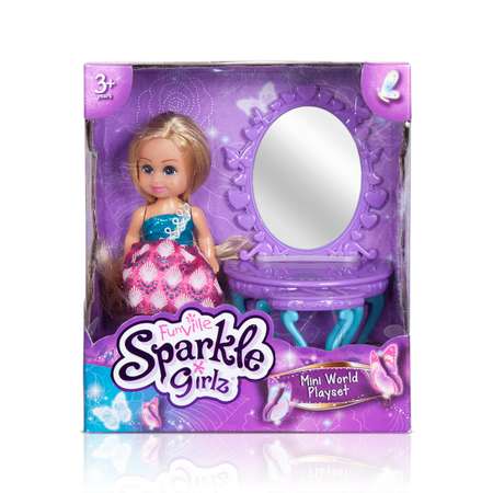 Набор с куклой Zuru Sparkle Girlz Sparkle Girlz кукла 11 см мебель роз