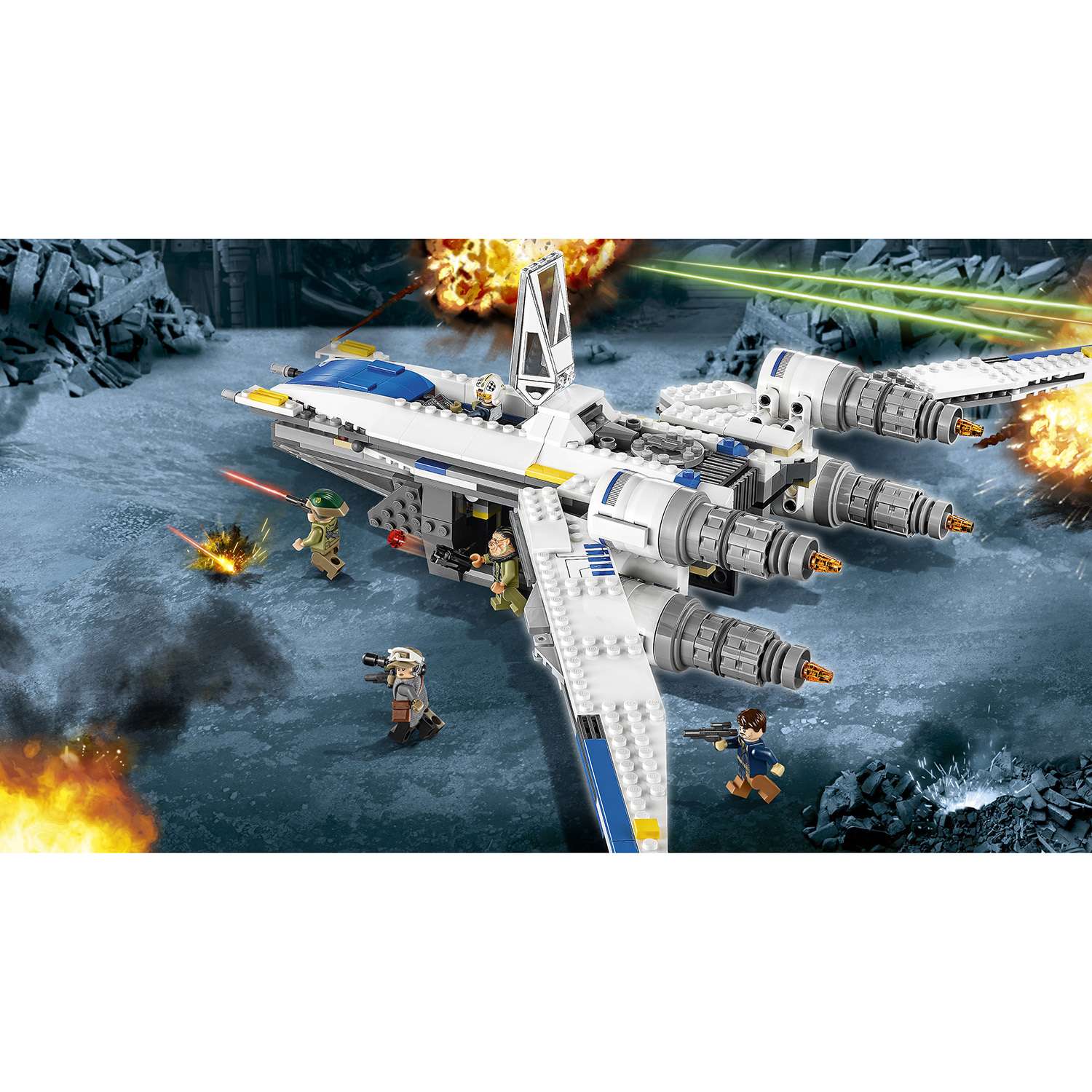 Конструктор LEGO Star Wars TM Истребитель Повстанцев «U-wing» (75155) - фото 5