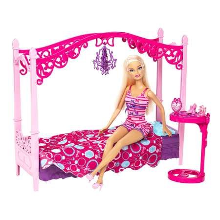 Кукла Barbie Barbie и полный комплект мебели в ассортименте