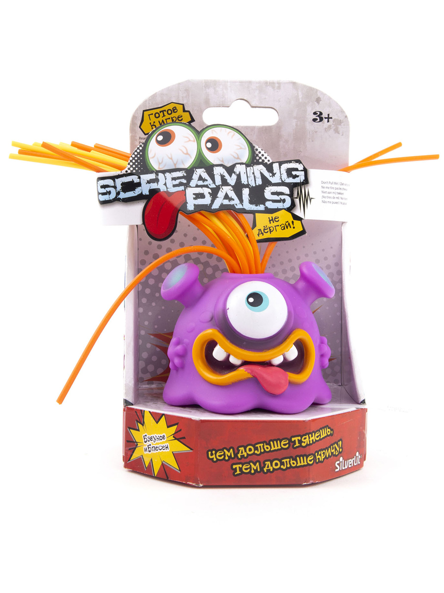 Интерактивная игрушка Screaming Pals крикун Циклопик - фото 7