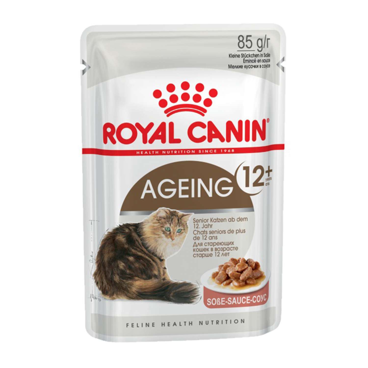Корм влажный для пожилых кошек ROYAL CANIN Ageing 85г соус пауч - фото 2