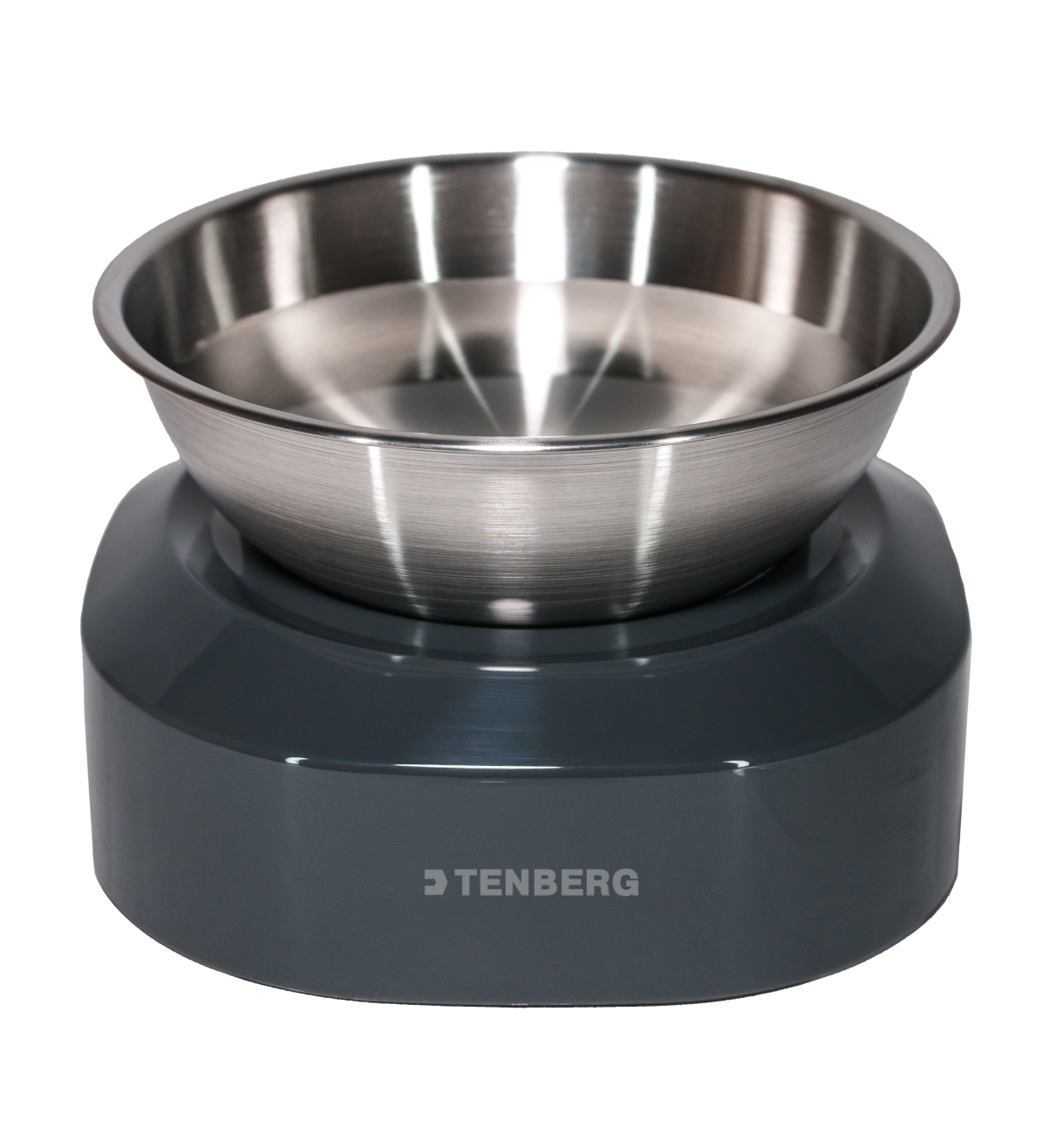 Металлическая миска для кошек TENBERG Single Bowl на подставке - фото 4