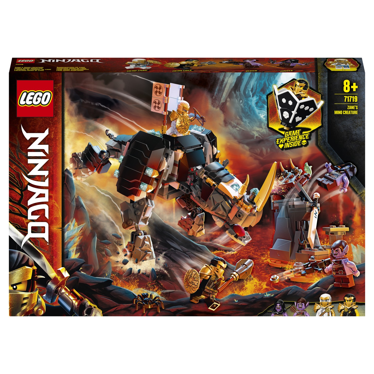 Конструктор LEGO Ninjago Бронированный носорог Зейна 71719 купить по цене  5389 ₽ в интернет-магазине Детский мир