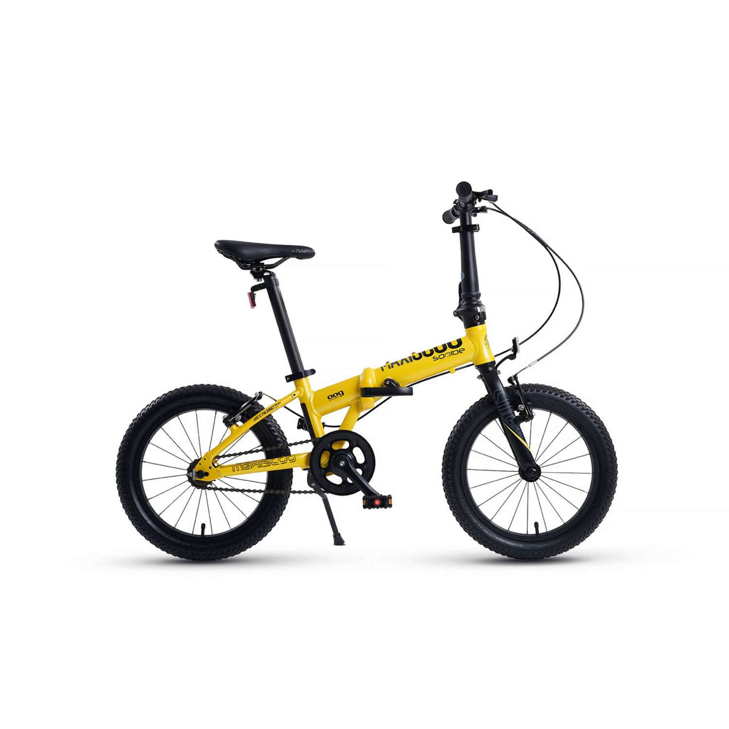 Велосипед Детский Складной Maxiscoo S009 16 желтый - фото 1