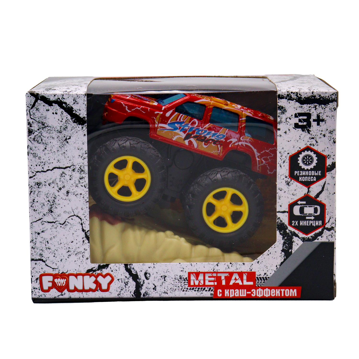 Внедорожник Funky Toys Jeep инерционный красный FT8485-2 - фото 3