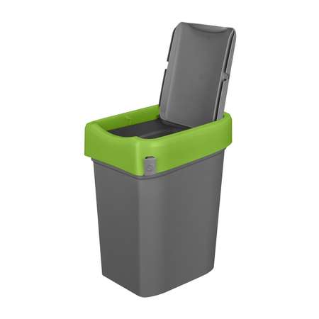 Контейнер Econova для мусора Smart Bin 50л зеленый