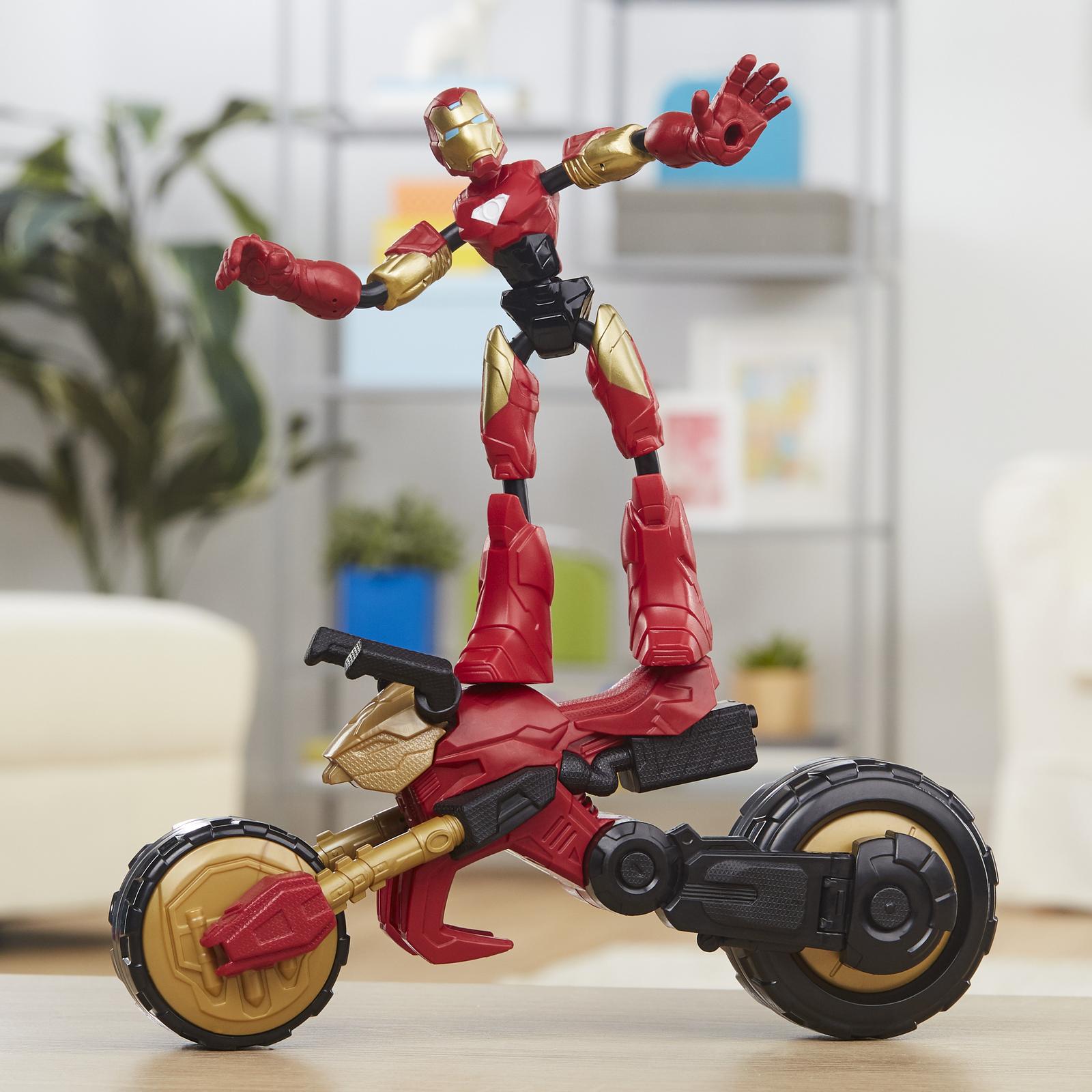 Набор игровой Hasbro (Marvel) Бенди Железный человек на мотоцикле F02445L0 - фото 13