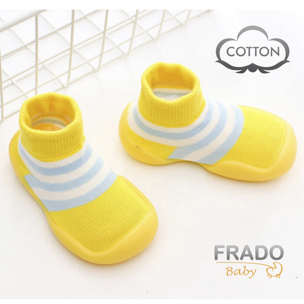 Тапочки FRADO ClassicYellowStripe - фото 4