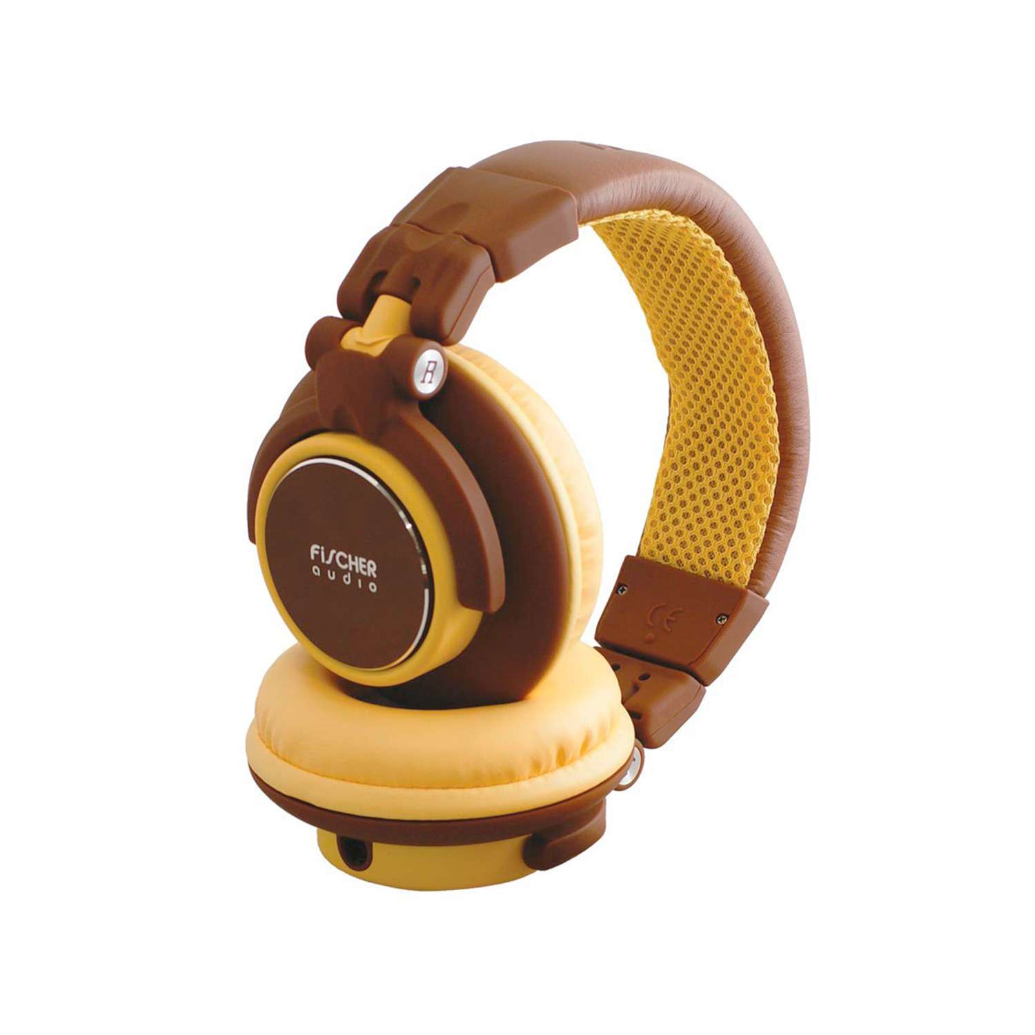 Наушники Fischer Audio FA-005 Brown-yellow - фото 4