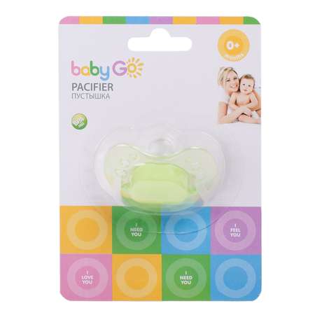 Пустышка BabyGo 0-3месяцев Green SI-0300