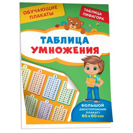 Книга Таблица умножения Обучающие плакаты