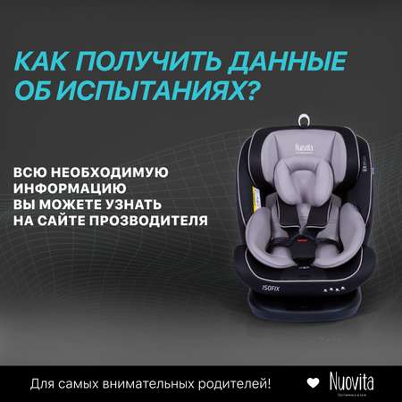 Автокресло Nuovita Maczione N0123i-1 Серый