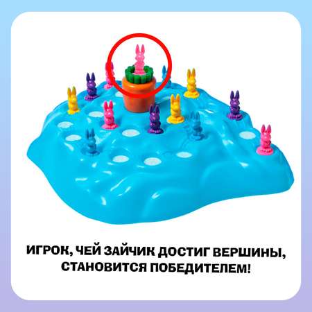 Настольная игра Лас Играс KIDS «Ушастые гонки Зимний забег»