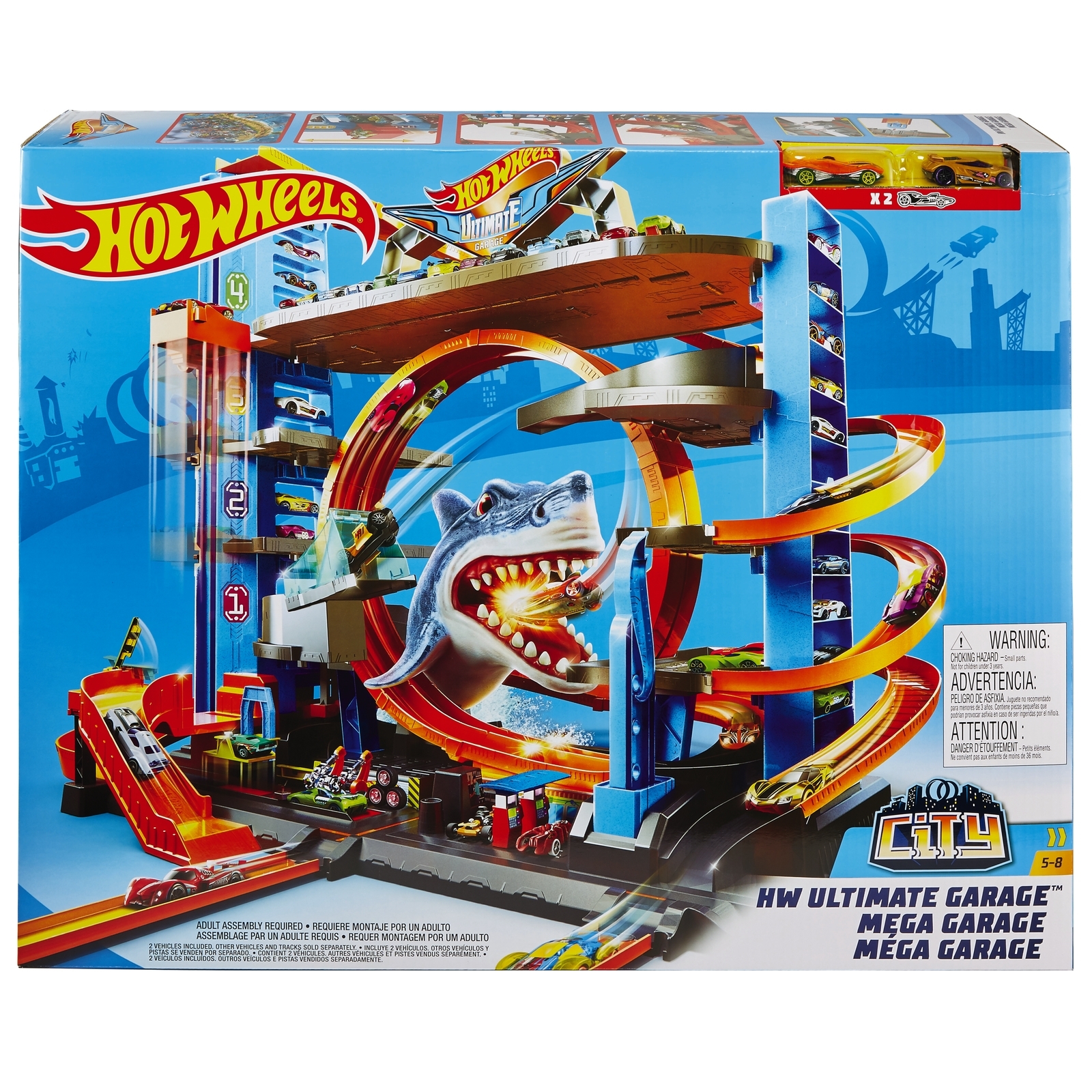 Набор игровой Hot Wheels Сити Невообразимый гараж FTB69 купить по цене 5999  ₽ в интернет-магазине Детский мир