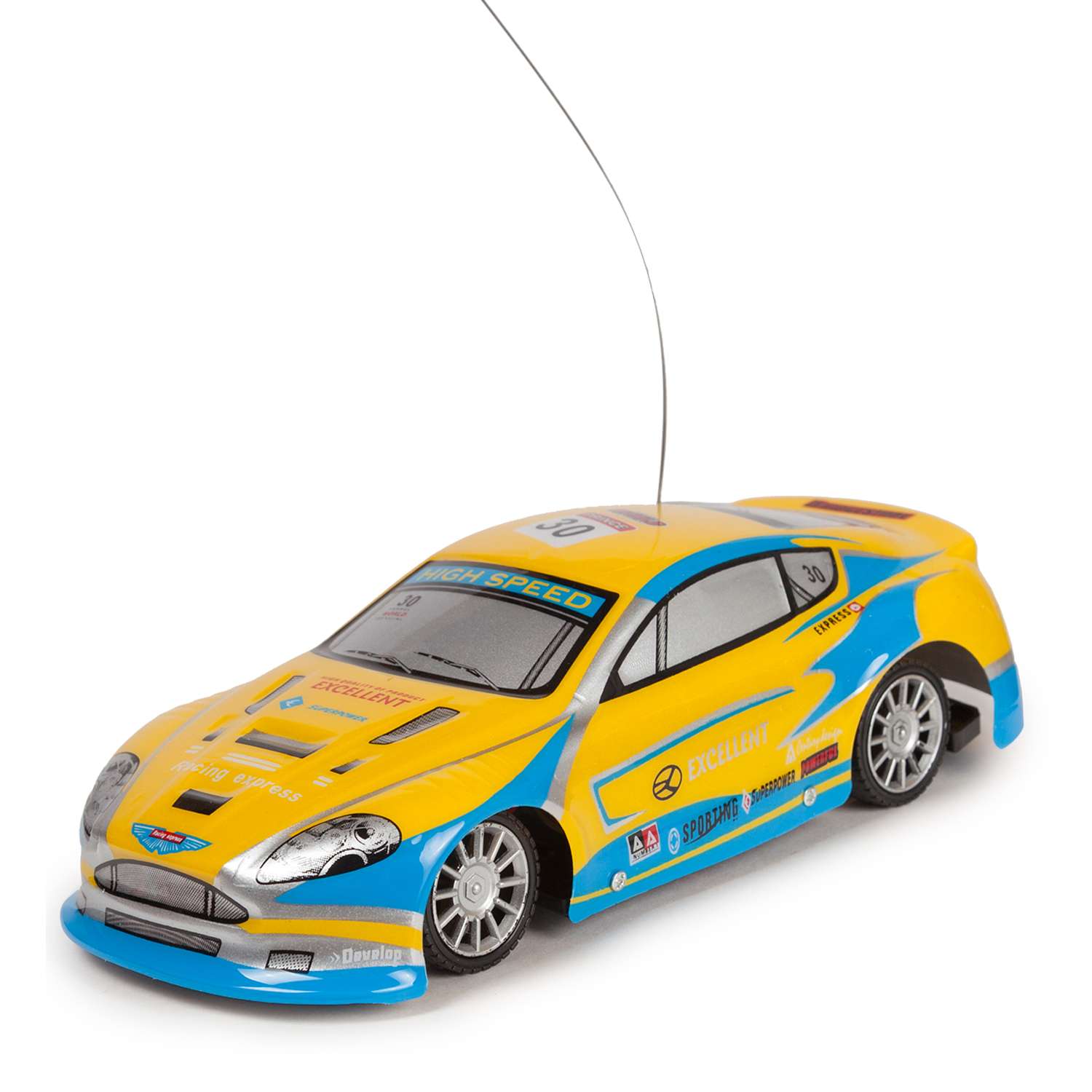 Машинка на радиоуправлении Mobicaro Super Drift Neon Жёлтая - фото 2
