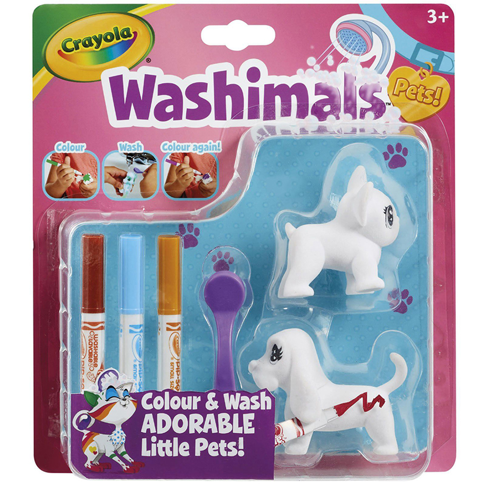 Набор фигурок CRAYOLA Washimals для раскрашивания Собачки - фото 2