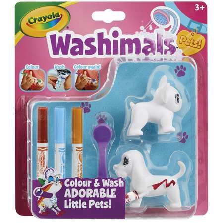 Набор фигурок CRAYOLA Washimals для раскрашивания Собачки