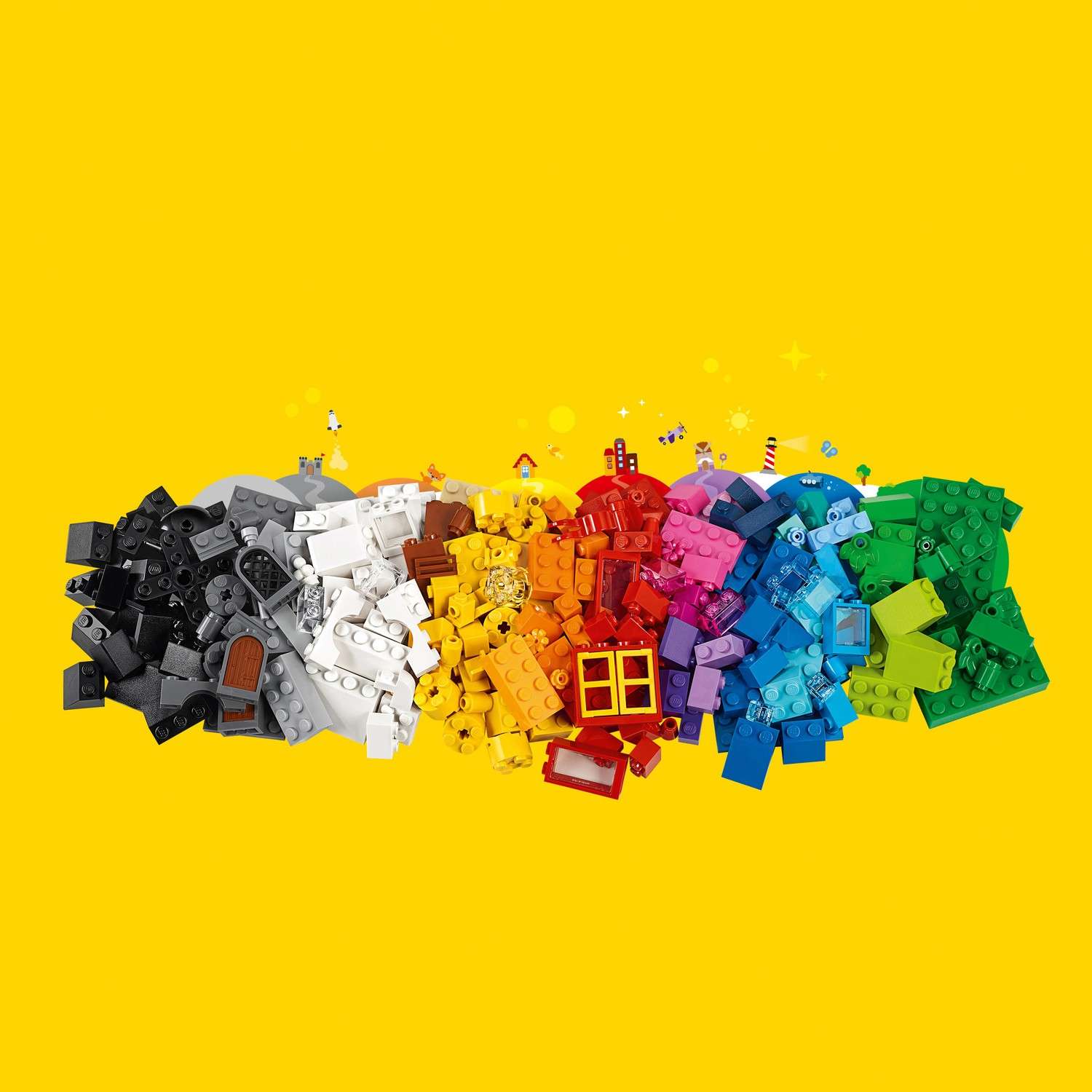 Конструктор LEGO Classic Кубики и домики 11008 - фото 10