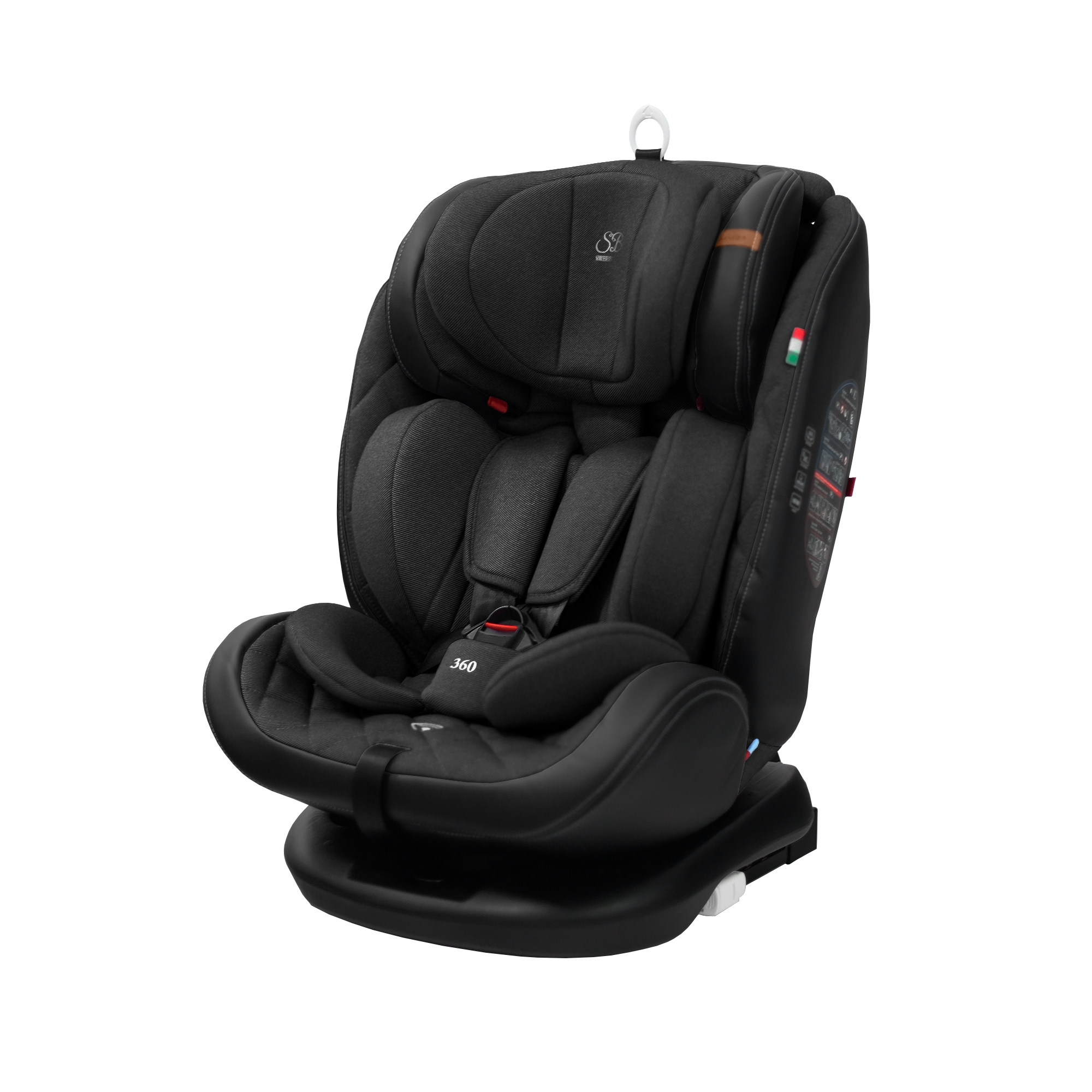 Автокресло 0-36кг Sweet Baby Ranger 360 isofix pirate black - фото 1