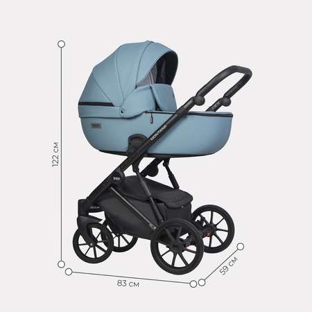 Коляска 3в1 Riko Basic Montana Ecco 16 Blue