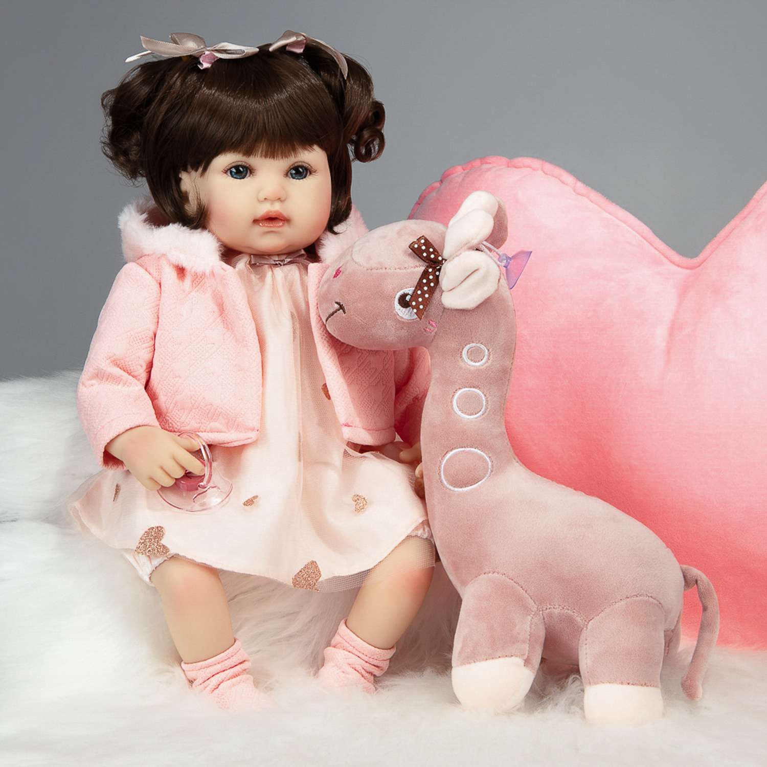 Кукла Реборн QA BABY Ирина девочка большая пупс набор игрушки для девочки 42 см 45007 - фото 9