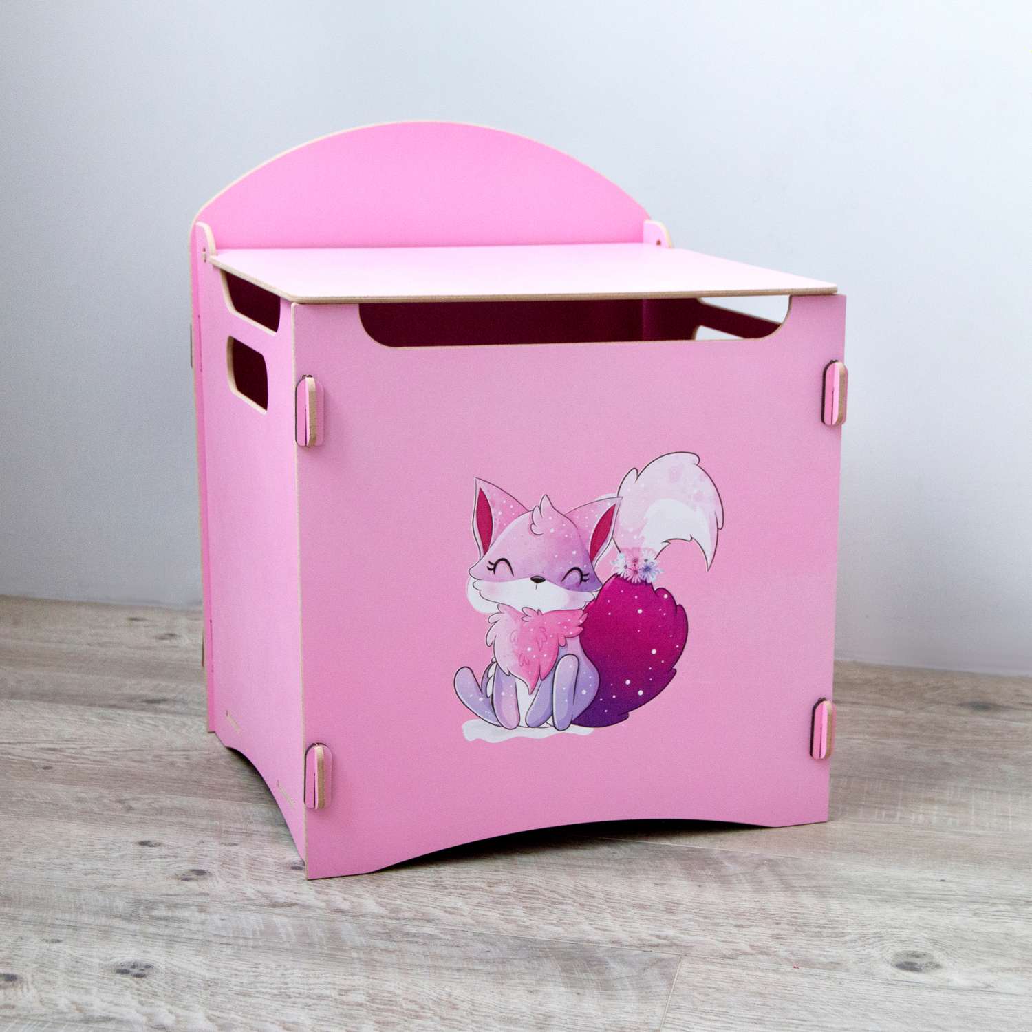 Ящик для хранения игрушек Alubalu розовый - фото 2
