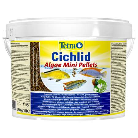 Корм для рыб Tetra 10л Cichlid Algae Mini Pellets для всех видов цихлид
