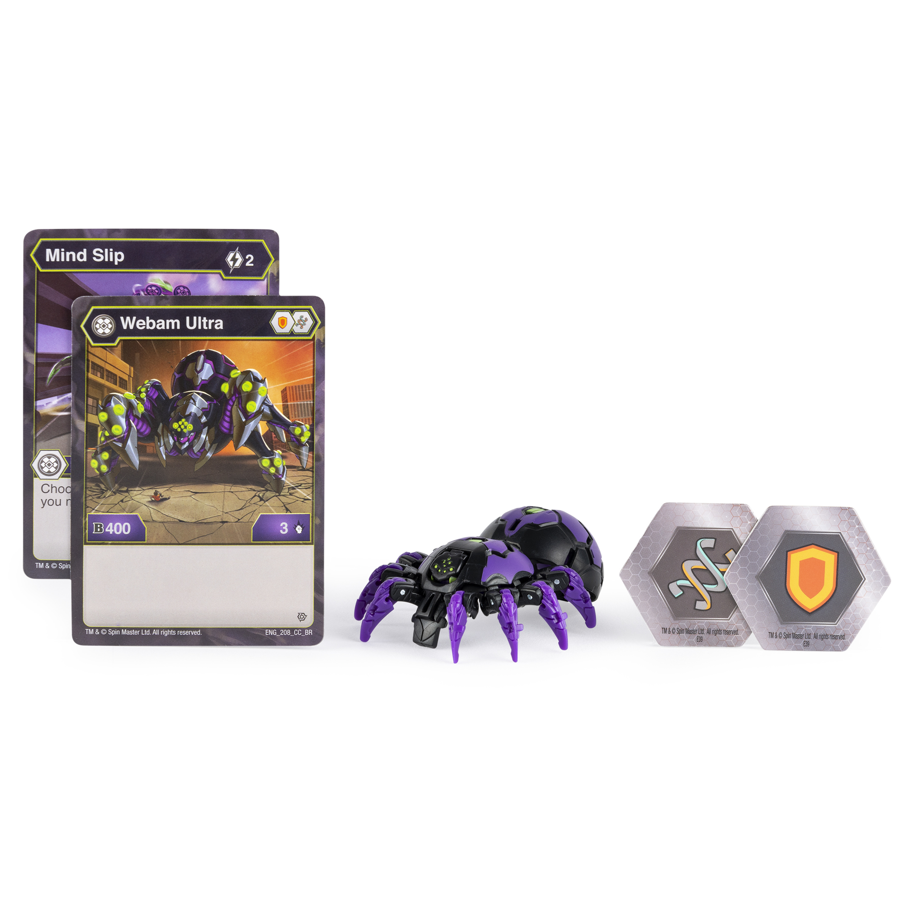 Фигурка-трансформер Bakugan Ультра Spider Black 6045146/20114714 - фото 1