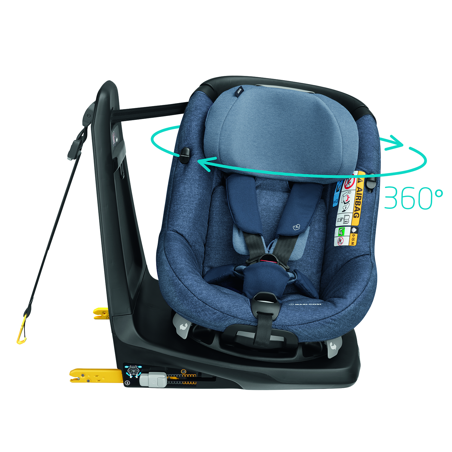 Автокресло Maxi-Cosi Axiss Fix Nomad Blue - фото 6