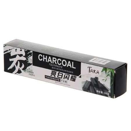 Зубная паста TAKA Health Бамбуковый уголь CHARCOAL 180 гр