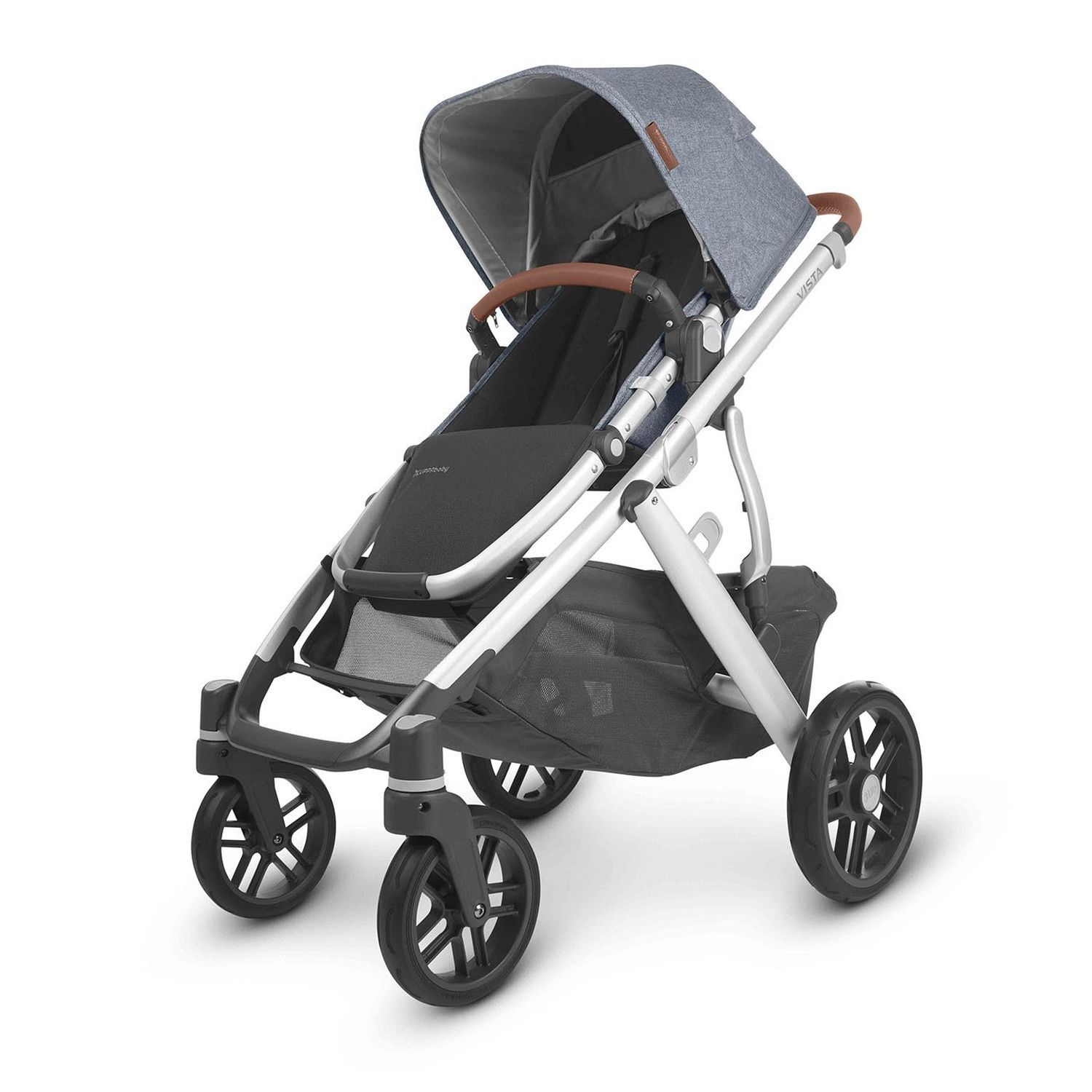 Коляска 2в1 UPPAbaby Vista V2 Gregory Голубой меланж - фото 5