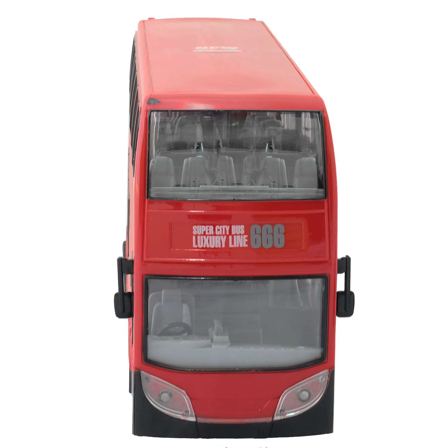 Автобус HK Industries РУ 2этажный Красный 666-691A - фото 5