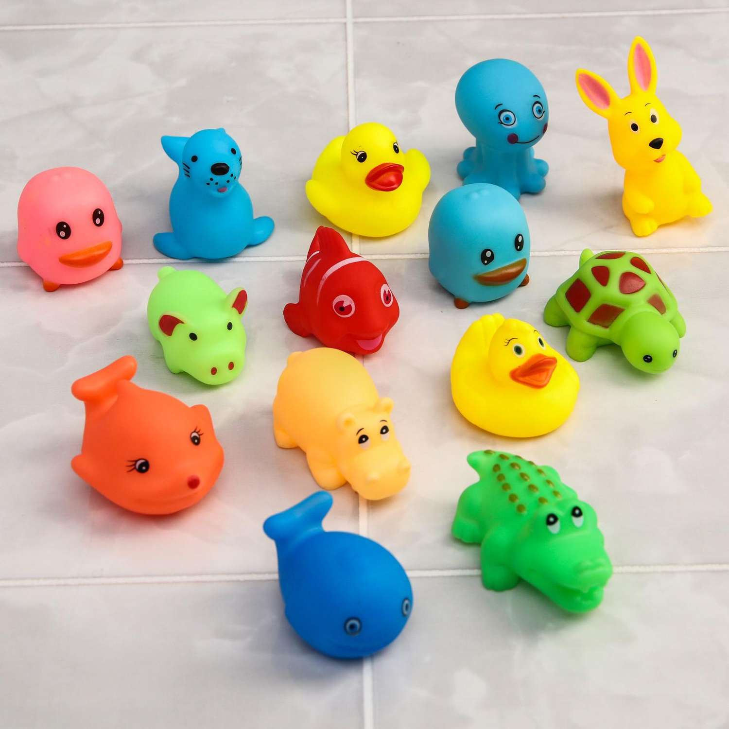 Набор игрушек для купания Крошка Я «Малыши» - фото 1