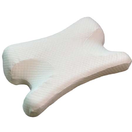 Наволочка SkyDreams на анатомическую подушку против морщин высота 10 см цвет экрю