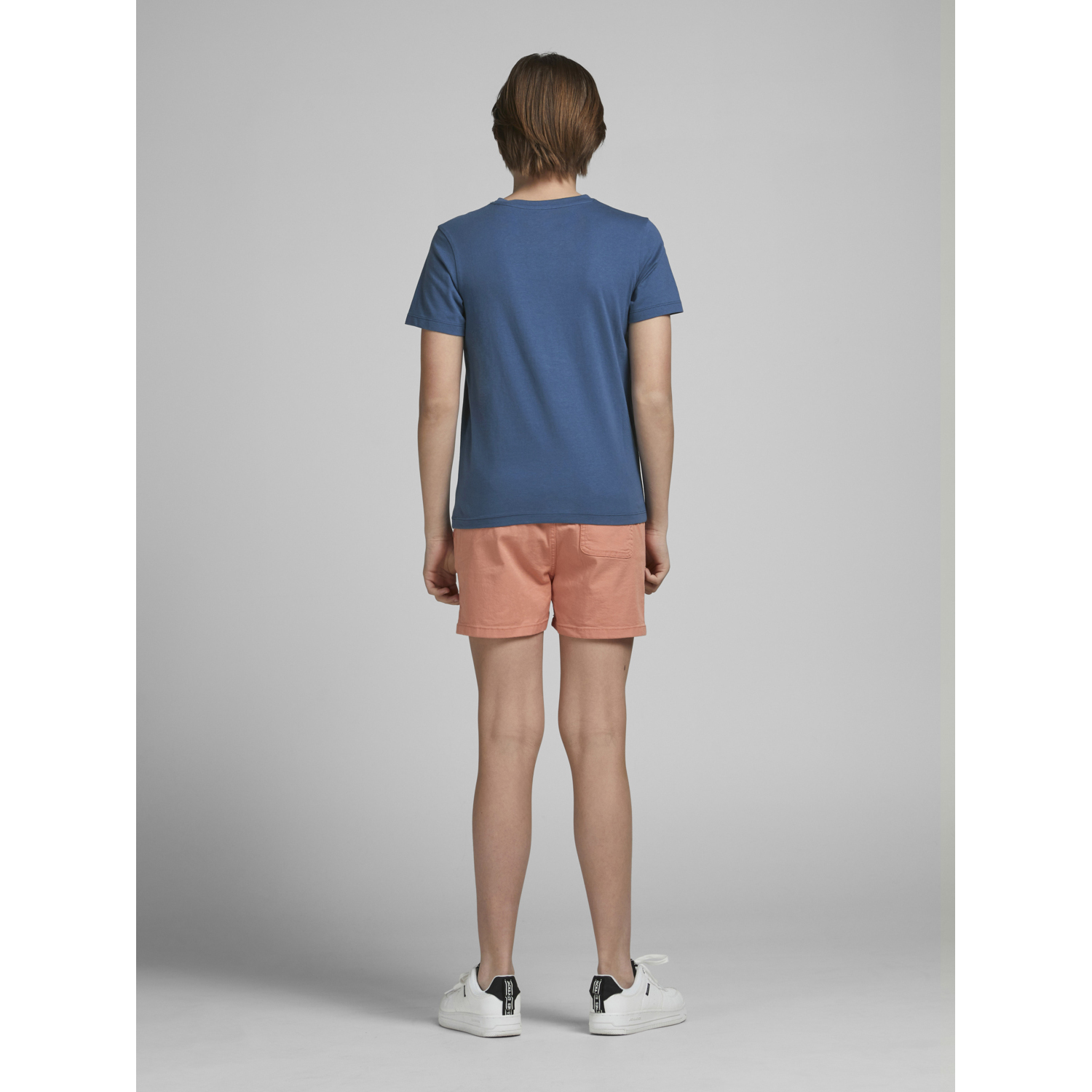 Футболка JACK AND JONES JUNIOR 12189071/Ensign Blue - фото 4